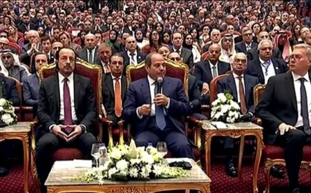 الرئيس السيسي يؤكد ضرورة التغلب على الأزمة الحالية في الشرق الأوسط