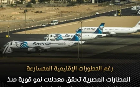 مجلس الوزراء يكشف عن تفاصيل حركة الركاب في المطارات المصرية وكيفية تحسينها
