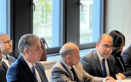 سفير مصر في بروكسل يجتمع بالسفراء العرب والاتحاد الأوروبي لبحث سبل دعم فلسطين