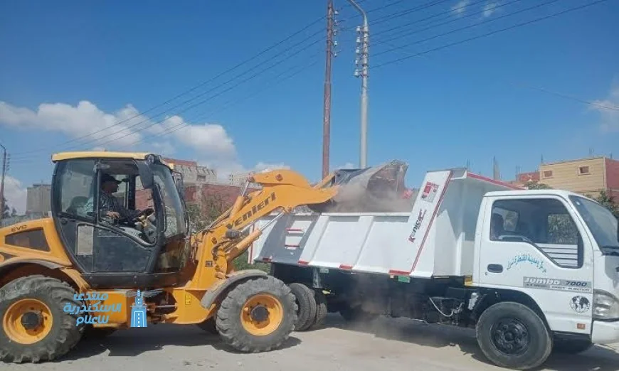 رفع ١٦١٤٢ طن من المخلفات وصيانة الإنارة العامة في محليات الإسماعيلية