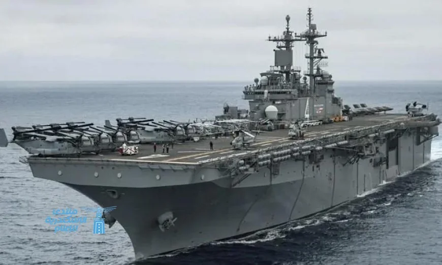 سفينة حربية أمريكية تصل إلى الشرق الأوسط محملة بـ 2500 من مشاة البحرية لتعزيز الأمن والاستقرار