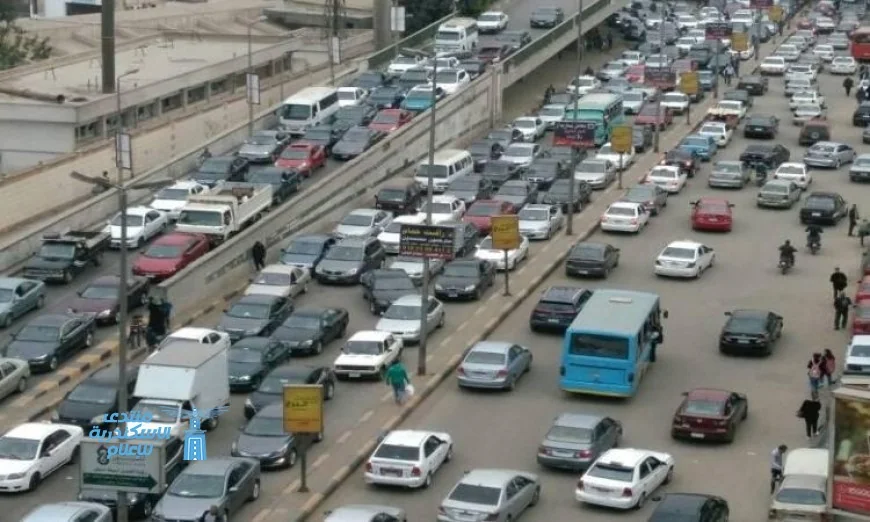 ازدحام مروري شديد في القاهرة والجيزة نتيجة تجمعات مياه الأمطار