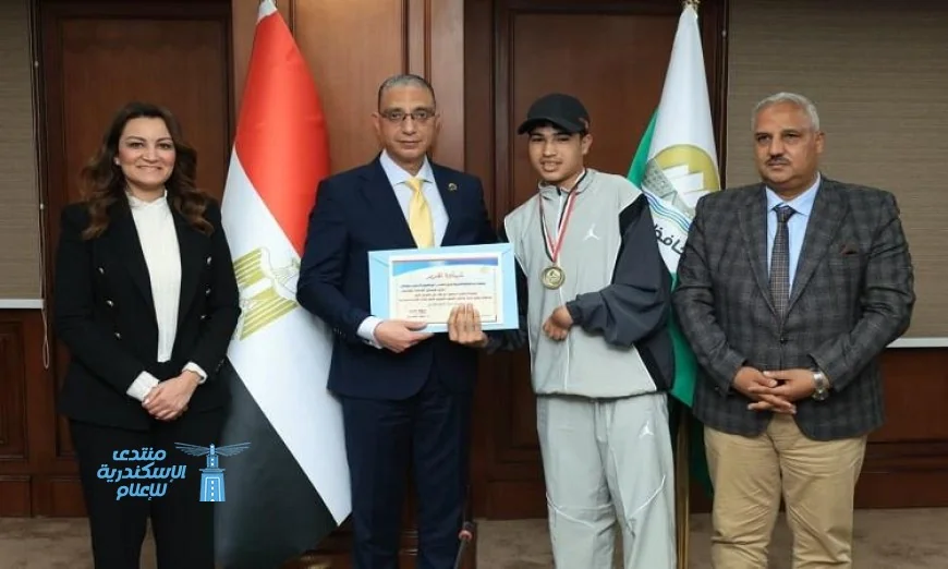 محافظ الجيزة يحتفي بفرسان الإرادة في أوسيم بعد فوزهم بكأس السوبر للدوري العام