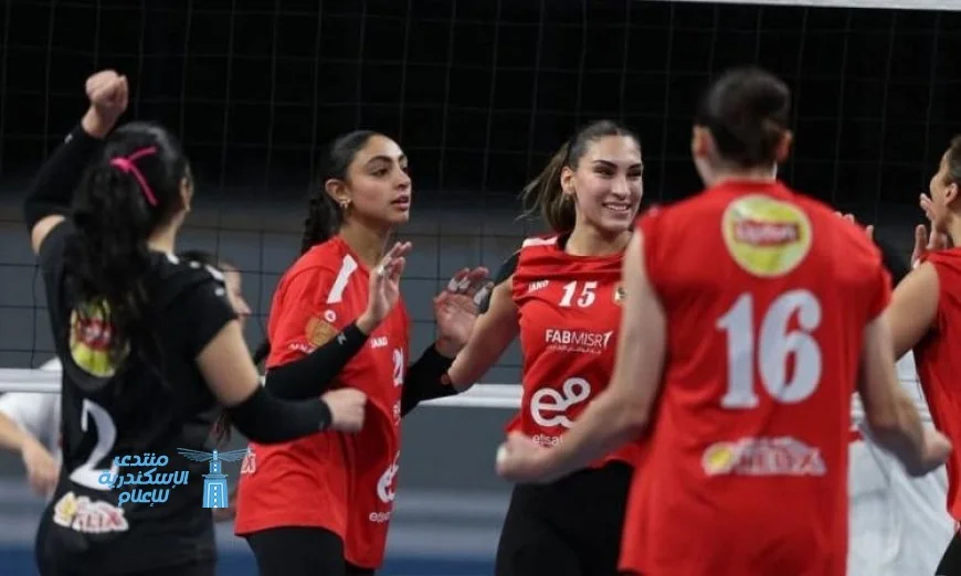 سيدات الأهلي يحققن لقب دوري السوبر للكرة الطائرة بعد انتصارهن على الزمالك 3-0