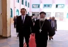 محافظ سوهاج يقوم بزيارة المطرانية لتقديم التهاني للأقباط بمناسبة عيد القيامة