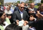 محافظ القاهرة يحتفل مع المواطنين بشم النسيم في الحديقة الدولية