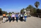 محافظ أسوان يراقب تقدم مشروع محور دراو الحر ومعدلات الإنجاز الحالية