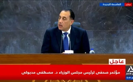 مدبولي يعلن توجيه الرئيس السيسي بزيادة أسعار توريد القمح لتعزيز دعم الفلاحين