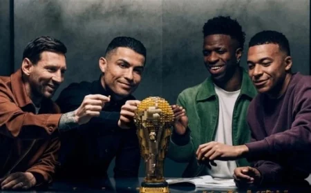 رونالدو يتفوق بـ8 ملايين يورو وميسي ومبابي في المرتبة الثانية بإعلان ليجو