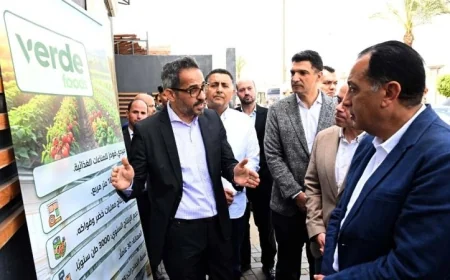 رئيس الوزراء يقوم بجولة تفقدية في مصنع فيردي فودز للصناعات الغذائية مع صور حصرية
