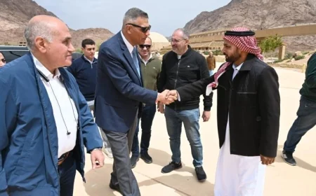 صور مشروع التجلي الأعظم في جنوب سيناء هدية مصر للعالم ونقلة نوعية شاملة