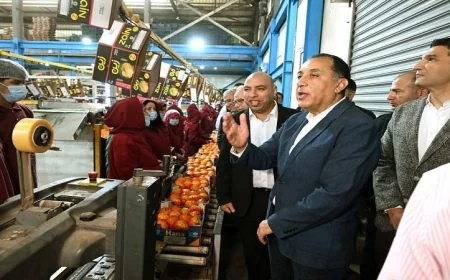 جولة تفقدية لرئيس الوزراء في الشركات بالمنطقة الاستثمارية في بنها لتعزيز الاقتصاد المحلي