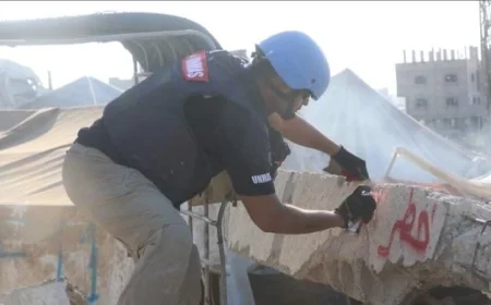 مسؤول أممي يؤكد أهمية إجراءات إزالة الألغام لضمان السلامة في العمليات الإنسانية بغزة