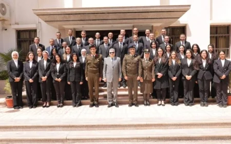 الفريق أسامة ربيع يرحب بوفد الملحقين الدبلوماسيين من وزارة الخارجية لتعزيز التعاون الدولي