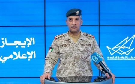 الدفاع الكويتية تكشف عن رصد 13 صاروخا و31 طائرة مسيرة خلال الساعات الأربع والعشرين الماضية