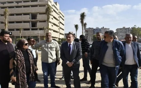 محافظ بورسعيد يكشف انطلاق مشروع تطوير منطقة وسوق التصنيع بحي الضواحي