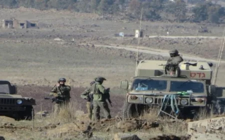 قوات الاحتلال الإسرائيلي تقتحم قريتي الصمدانية الشرقية والعجرف في سوريا