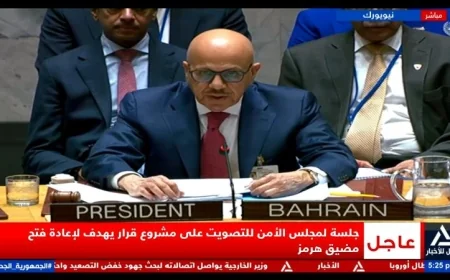 مجلس الأمن يعقد جلسة حاسمة للتصويت على قرار إعادة فتح مضيق هرمز