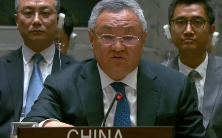 الصين تنتقد مشروع القرار وتؤكد أنه يحمل إدانة أحادية الجانب لا تعكس واقع الصراع بالكامل