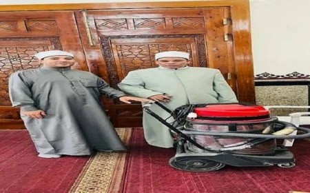 مدير أوقاف البحر الأحمر يدهش الجميع بجولة مفاجئة في مسجد الميناء الكبير بالغردقة