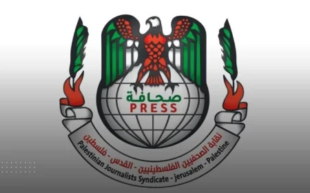 نقابة الصحفيين الفلسطينية تكشف عن 53 جريمة ضد الصحفيين في مارس من بينها استشهاد اثنين