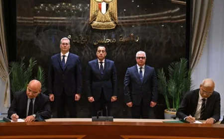 مدبولي يطلق مشروع إندوراما مصر للأسمدة بالمنطقة الاقتصادية من خلال توقيع عقد جديد