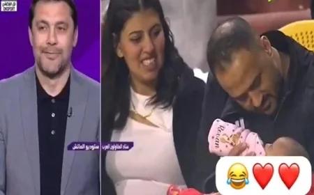 أصغر مشجعة في تاريخ الأهلي تتألق وتلفت الأنظار في مدرجات مباراة الأهلي وسيراميكا