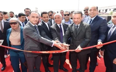 محافظ المنوفية يدشن مشروعات استثمارية جديدة في المنطقة اللوجستية بطوخ طنبشا