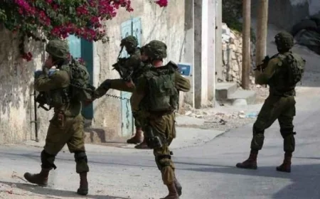 اعتقال طفل في بيت فوريك شرق نابلس بعد اعتداء قوات الاحتلال عليه