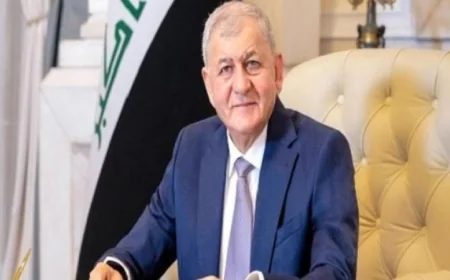 رئيس العراق يعبر عن دعم العراق للشعب اللبناني ويستنكر العدوان الذي يتعرض له