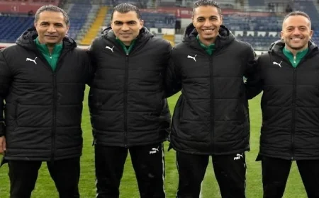 طاقم تحكيم مصري لأول مرة في تاريخ كأس العالم لكرة القدم