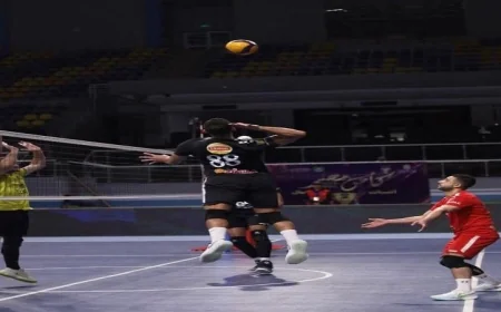 الأهلي يتأهل إلى نهائي كأس مصر للطائرة بعد انتصاره على الجزيرة