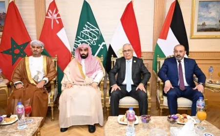 النيابة العامة تعقد اجتماعًا مشتركًا مع اللجنة التنفيذية لجمعية النواب العموم العرب