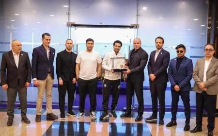 بيراميدز يستضيف وفد المدينة الليبي لتعزيز فرص التعاون المشترك