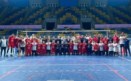 الأهلي يتوج بلقب كأس مصر للطائرة بعد انتصار مثير على الزمالك