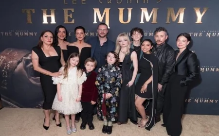 مي الغيطي تتألق في العرض الخاص لفيلم لي كرونين ذا مامي في كاليفورنيا