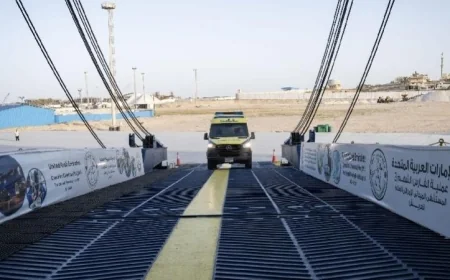 المستشفى الإماراتي العائم في العريش يستقبل 5 جرحى فلسطينيين من غزة