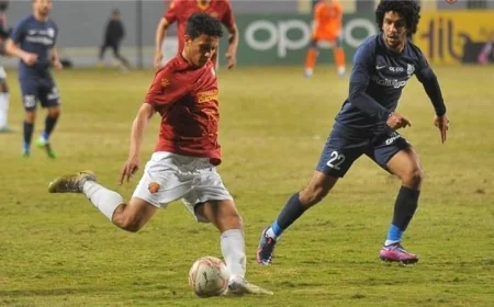 كالوشا يقود إنبي للتعادل الدرامي مع سيراميكا كليوباترا برأسية قاتلة