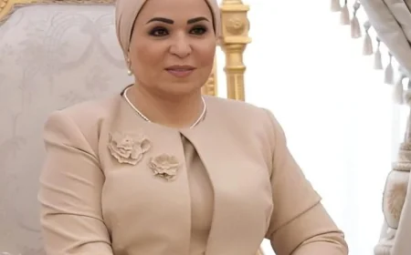 السيدة انتصار السيسي تقدم التهاني لأقباط مصر بمناسبة عيد القيامة المجيد