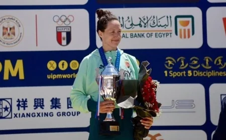 بلانكا جوزي من المجر تحقق ذهبية كأس العالم في الخماسي الحديث وتحقق إنجازاً تاريخياً