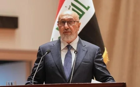 نزار آميدي يبدأ مهامه كرئيس لجمهورية العراق في احتفال رسمي بقصر بغداد