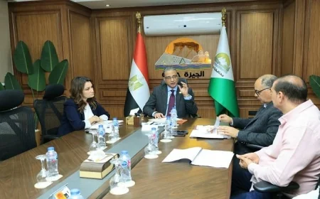 محافظ الجيزة يراقب تقدم خطط تطوير حي العجوزة ونسب إنجاز المشاريع الجديدة