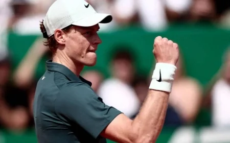 سينر يحصد لقب مونتي كارلو ويتصدر تصنيف التنس بعد الفوز على ألكاراز