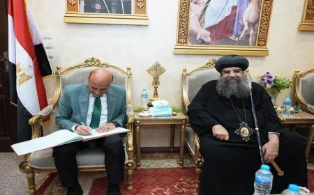 محافظ أسيوط يزور الكنائس لتهنئة الأقباط بعيد القيامة ويعزز الروابط الوطنية
