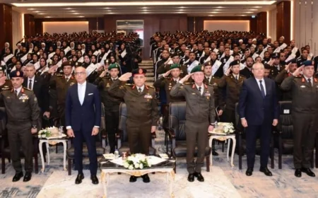 الأكاديمية العسكرية تحتفل بتخريج دورة التعايش لطلبة جامعة عين شمس في فيديو مذهل