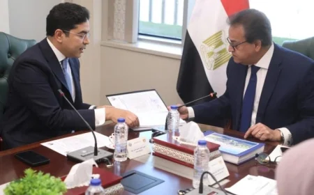 وزير الصحة يتعاون مع جمعية الإيثار لتطوير مستشفى الكبد المصري وتحسين الخدمات الصحية