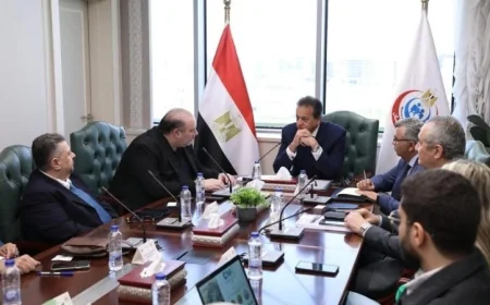 وزير الصحة يتعاون مع إنفينشور لإنشاء المدينة الطبية في العاصمة الجديدة