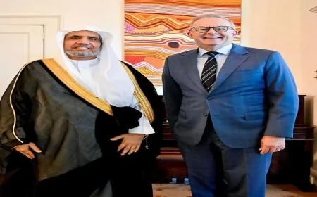 أستراليا والرابطة العالمية الإسلامية تستكشفان آفاق التعاون المشترك