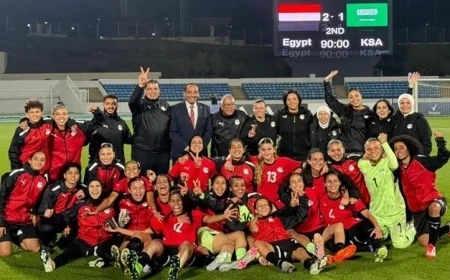 منتخب مصر للسيدات يحقق انتصاراً ودياً على السعودية بهدفين في أبها