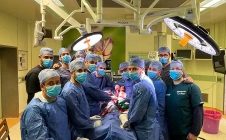 نجاح فريق جراحة العظام في مستشفى كفر الشيخ بإجراء عملية نادرة لمفصل الفخذ
